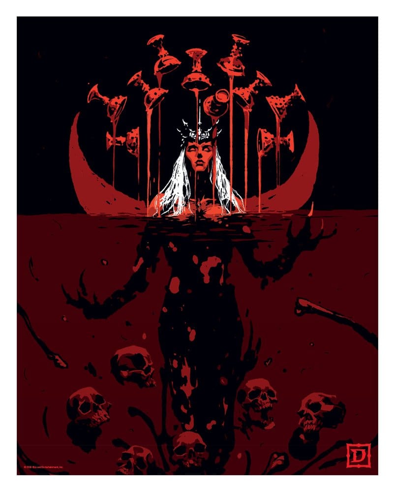 Diablo lithographie Set of Five Limited Edition 36 x 28 cm