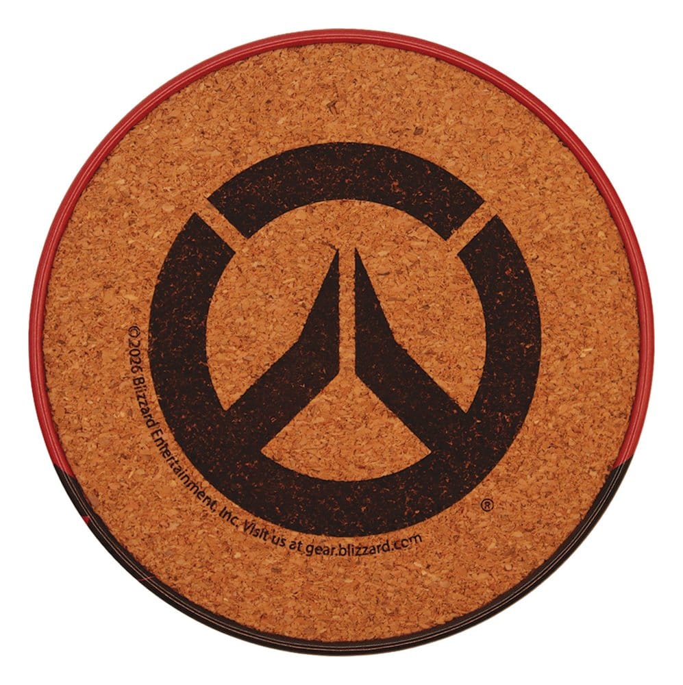 Overwatch pack 4 sous-verres en métal imprimé