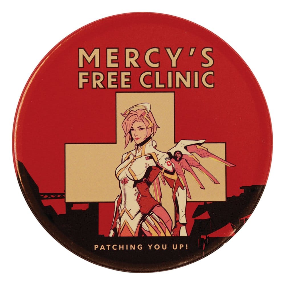 Overwatch pack 4 sous-verres en métal imprimé