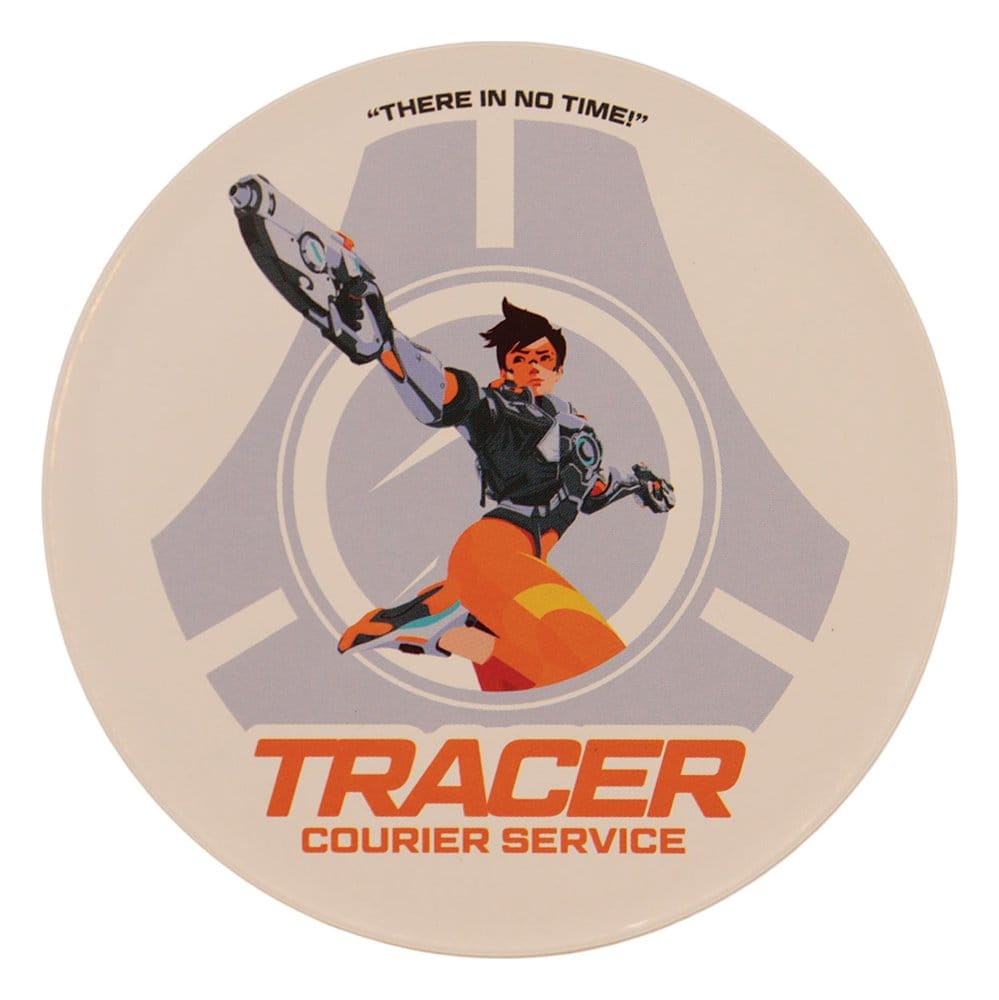 Overwatch pack 4 sous-verres en métal imprimé