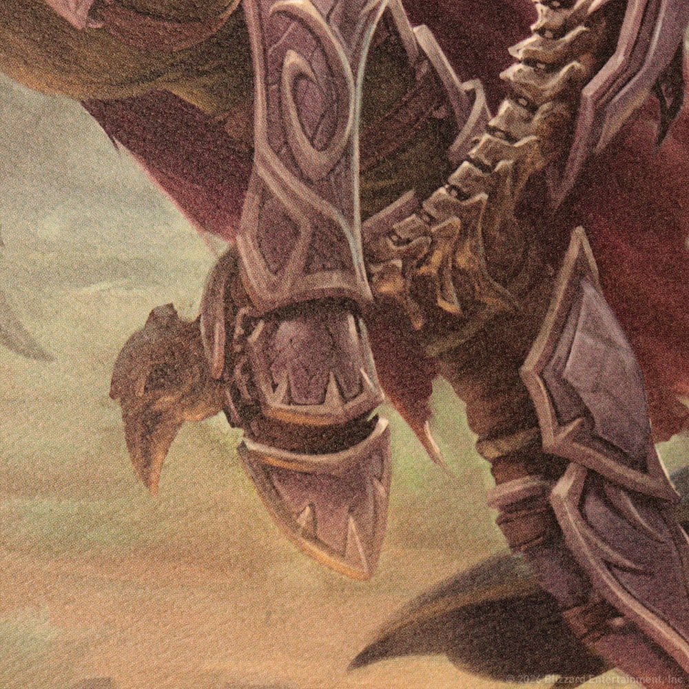 World of Warcraft lithographie Sylvanas vs Anduin Wrynn Limited Edition 42 x 30 cm