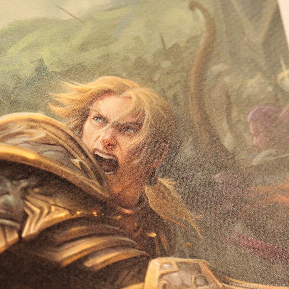 World of Warcraft lithographie Sylvanas vs Anduin Wrynn Limited Edition 42 x 30 cm