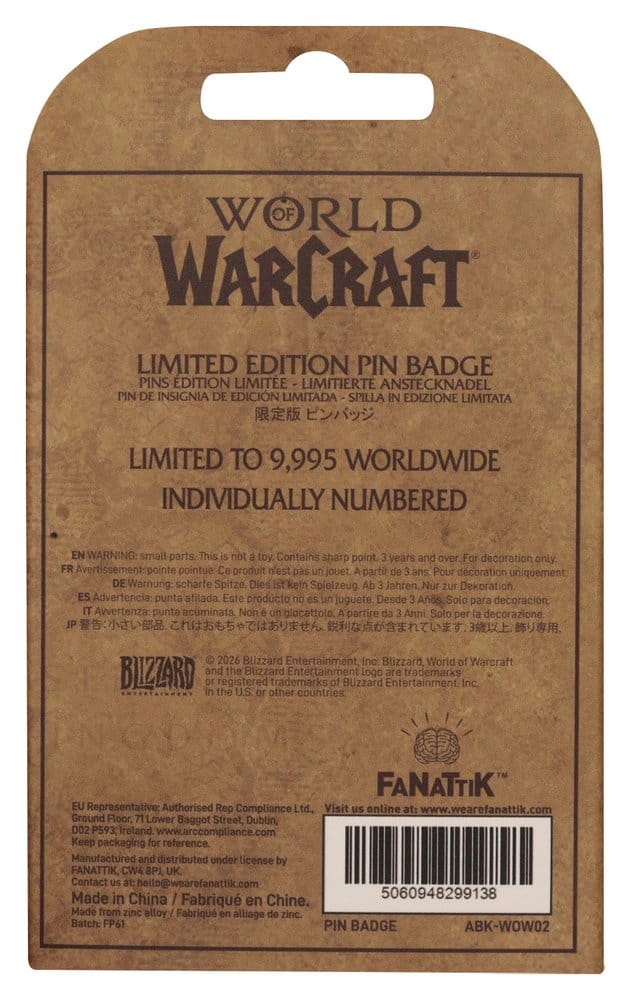 World of Warcraft Pin Pepe Limited Edition