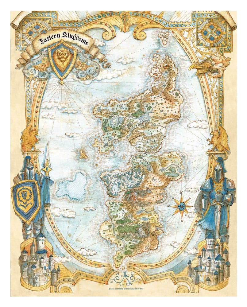 World of Warcraft lithographie Set Limited Edition 42 x 30 cm