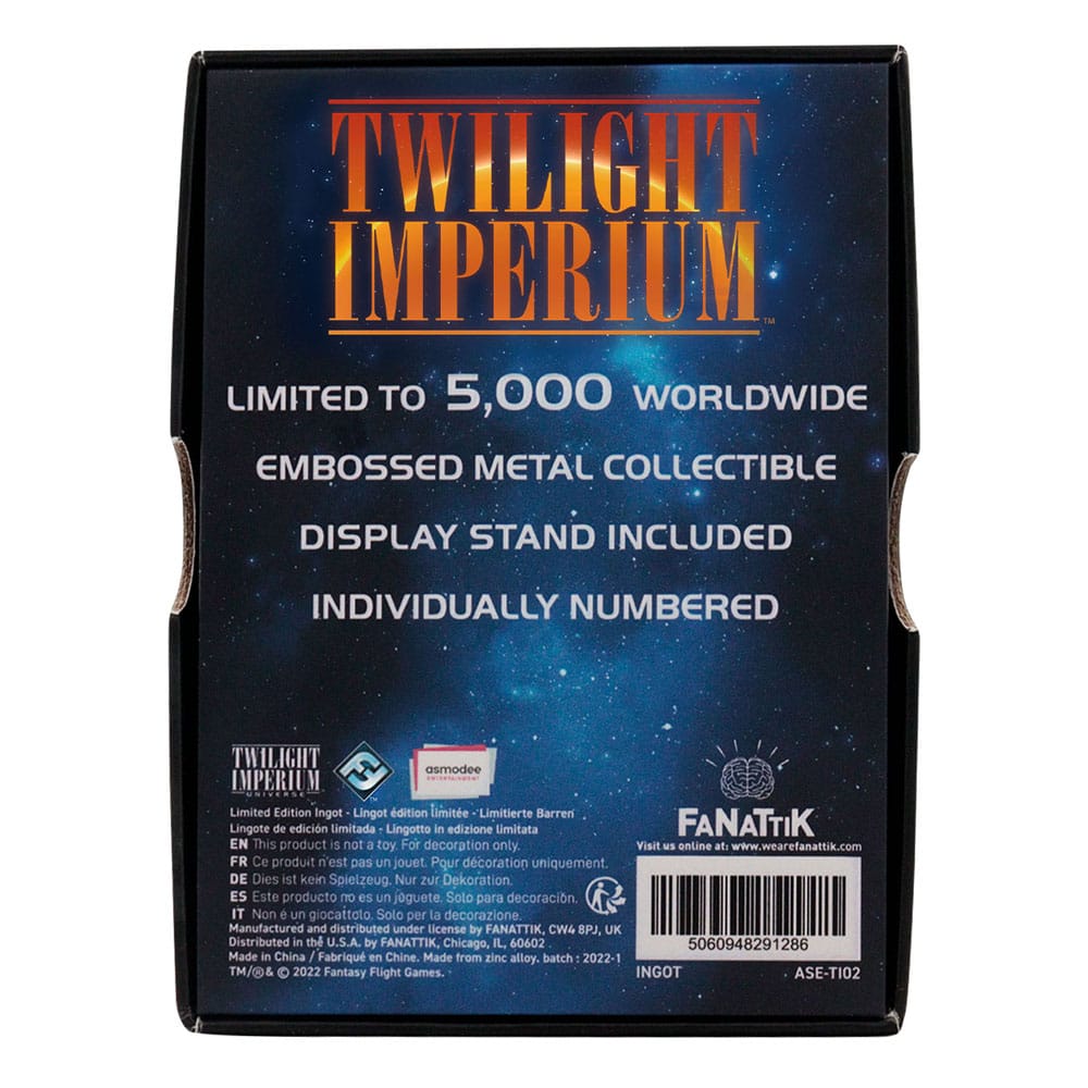 Twilight Imperium Lingot The Federation of Sol Limited Edition
