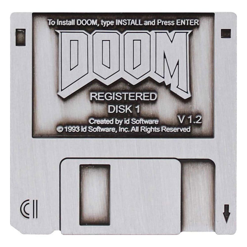 Doom pin Floppy Disk Limited Edition