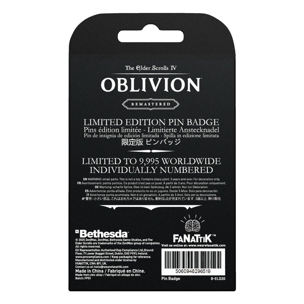 The Elder Scrolls IV: Oblivion pin Adoring Fan