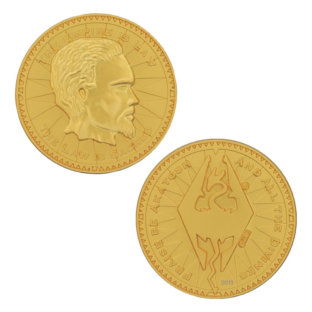 The Elder Scrolls pièce de collection Septim Misty Gold Edition