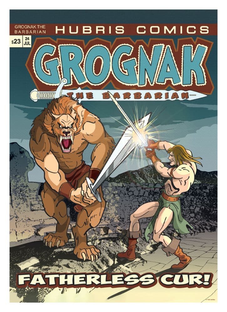 Fallout lithographie Grognak the Barbarian Limited Edition 42 x 30 cm