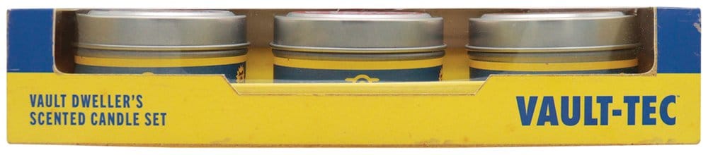 Fallout pack 3 bougies Vault Dweller's 6 cm