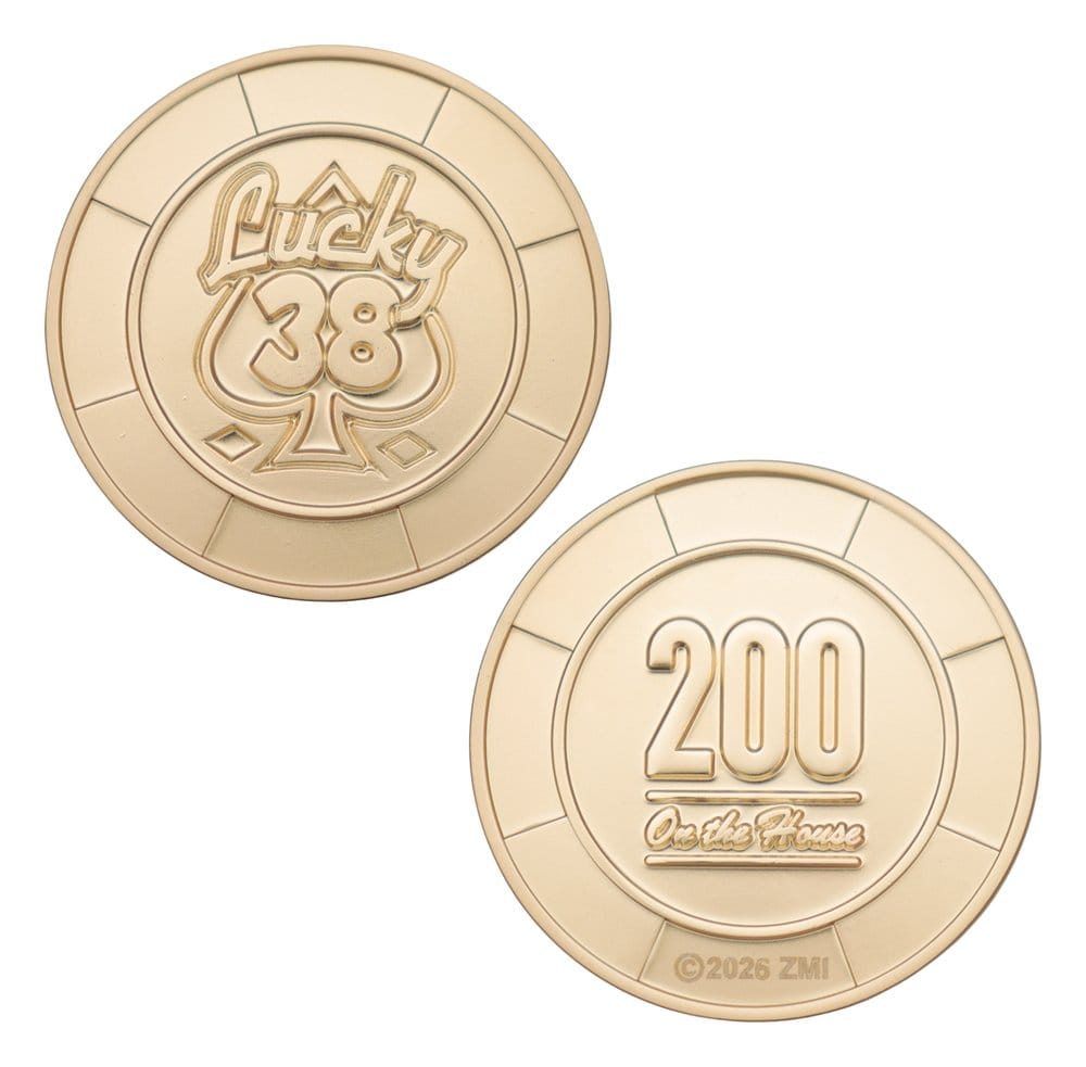 Fallout: New Vegas réplique Lucky 38 Imitation Gold Casino Set Limited Edition