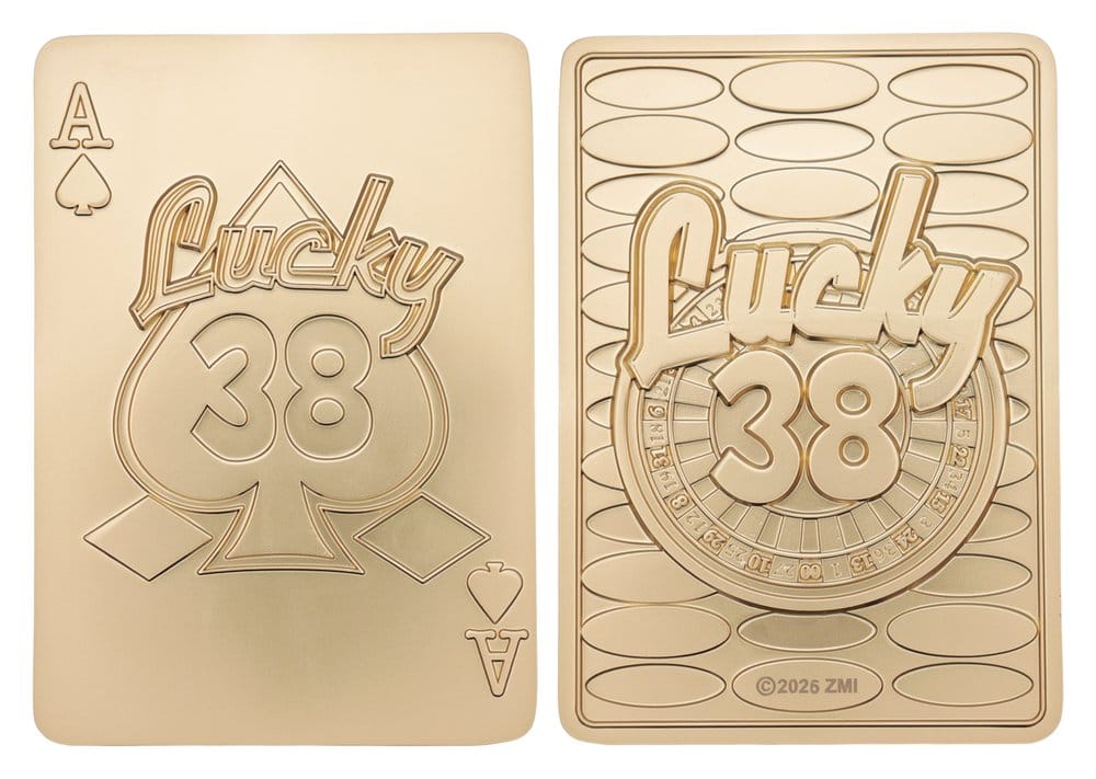 Fallout: New Vegas réplique Lucky 38 Imitation Gold Casino Set Limited Edition