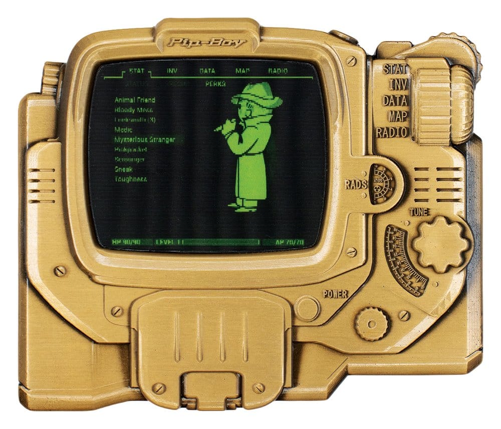Fallout Lingot Pip-Boy Limited Edition Lenticular Mysterious Stranger Variant