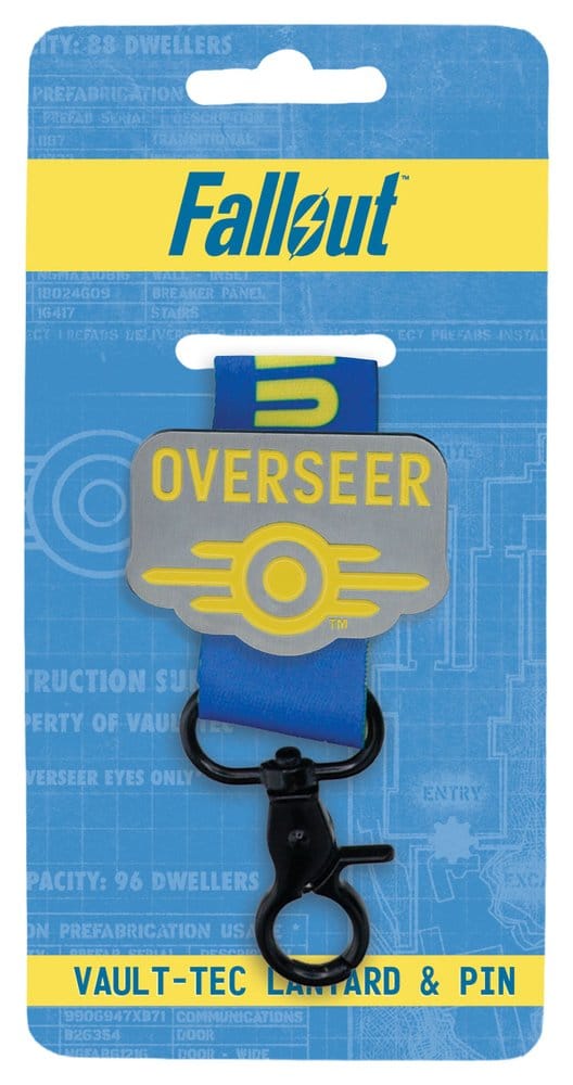 Fallout Vault-Tec Overseer dragonne & Pin's Set