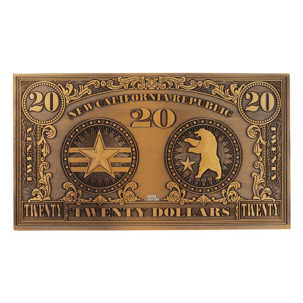 Fallout New Vegas réplique NCR $20 Bill Limited Edition