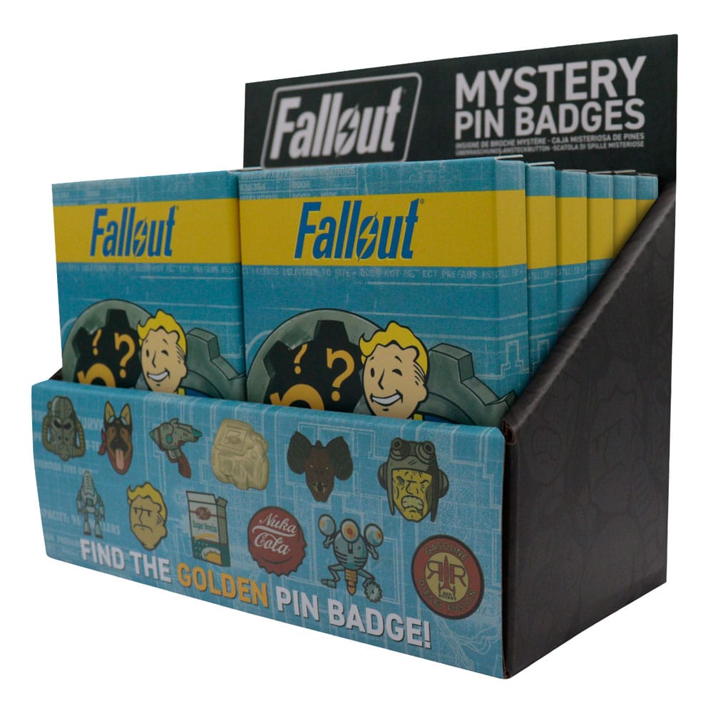 Fallout présentoir Pin's Mystery Pin Badge (12)