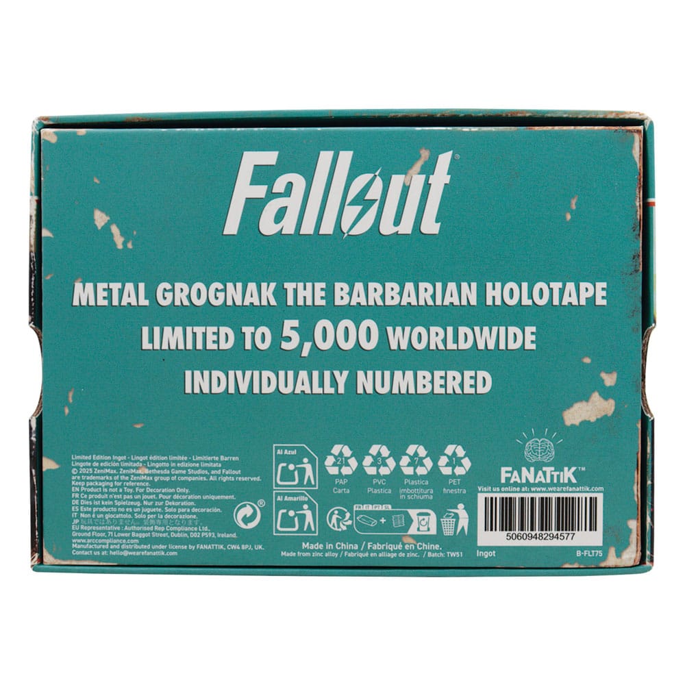 Fallout réplique Grognak the Barbarian Holotape