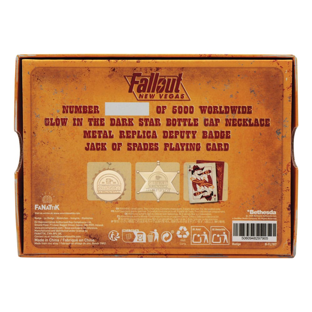 Fallout collection de réplique Sunset Sarsaparilla Legend of the Star Gold Coloured Limited Edition