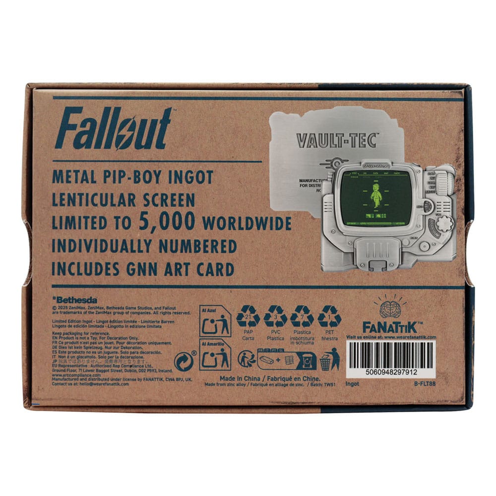 Fallout Lingot Pip-Boy Limited Edition