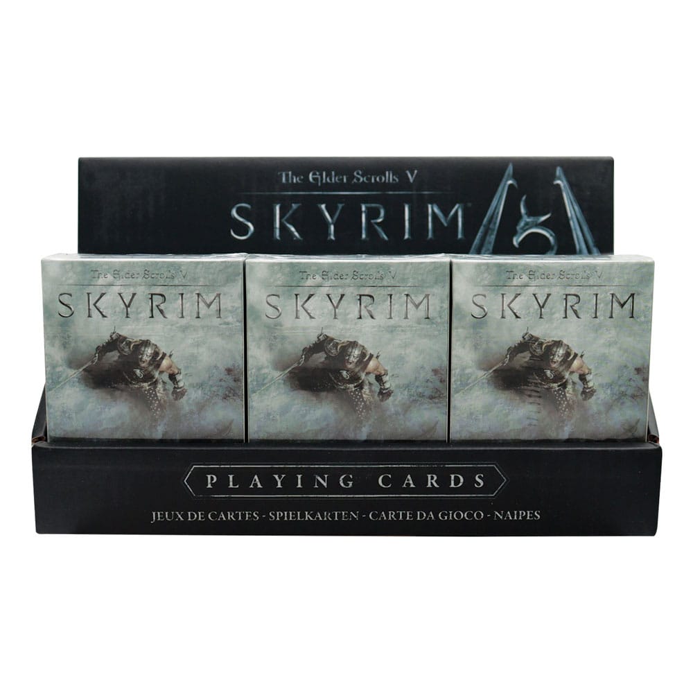 Elder Scrolls Skyrim jeu de cartes à jouer Boîte de présentation (12)