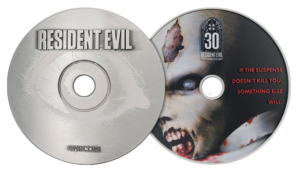 Resident Evil réplique CD-ROM 30th Anniversary Limited Edition 11 cm