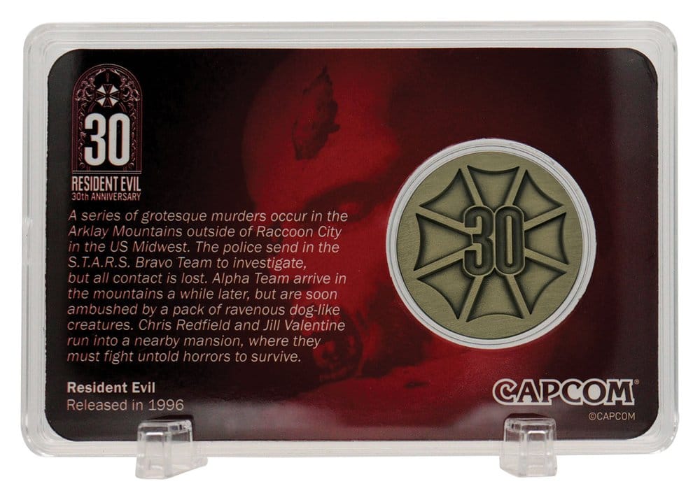 Resident Evil pièce de collection 30th Anniversary Antique Brass Edition