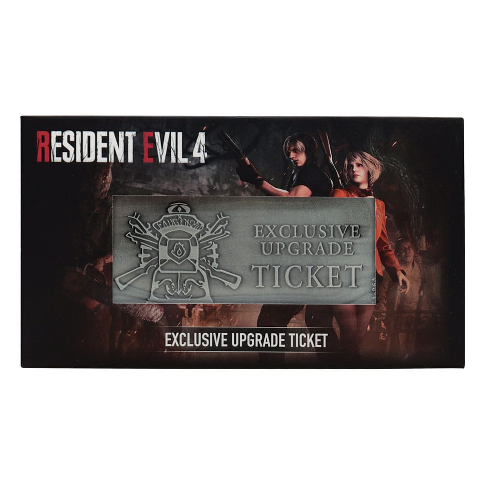 Resident Evil 4 réplique 1/1 Metal Exclusive Upgrade Ticket