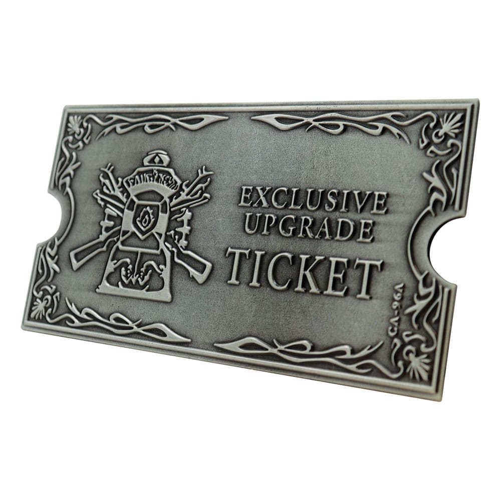 Resident Evil 4 réplique 1/1 Metal Exclusive Upgrade Ticket