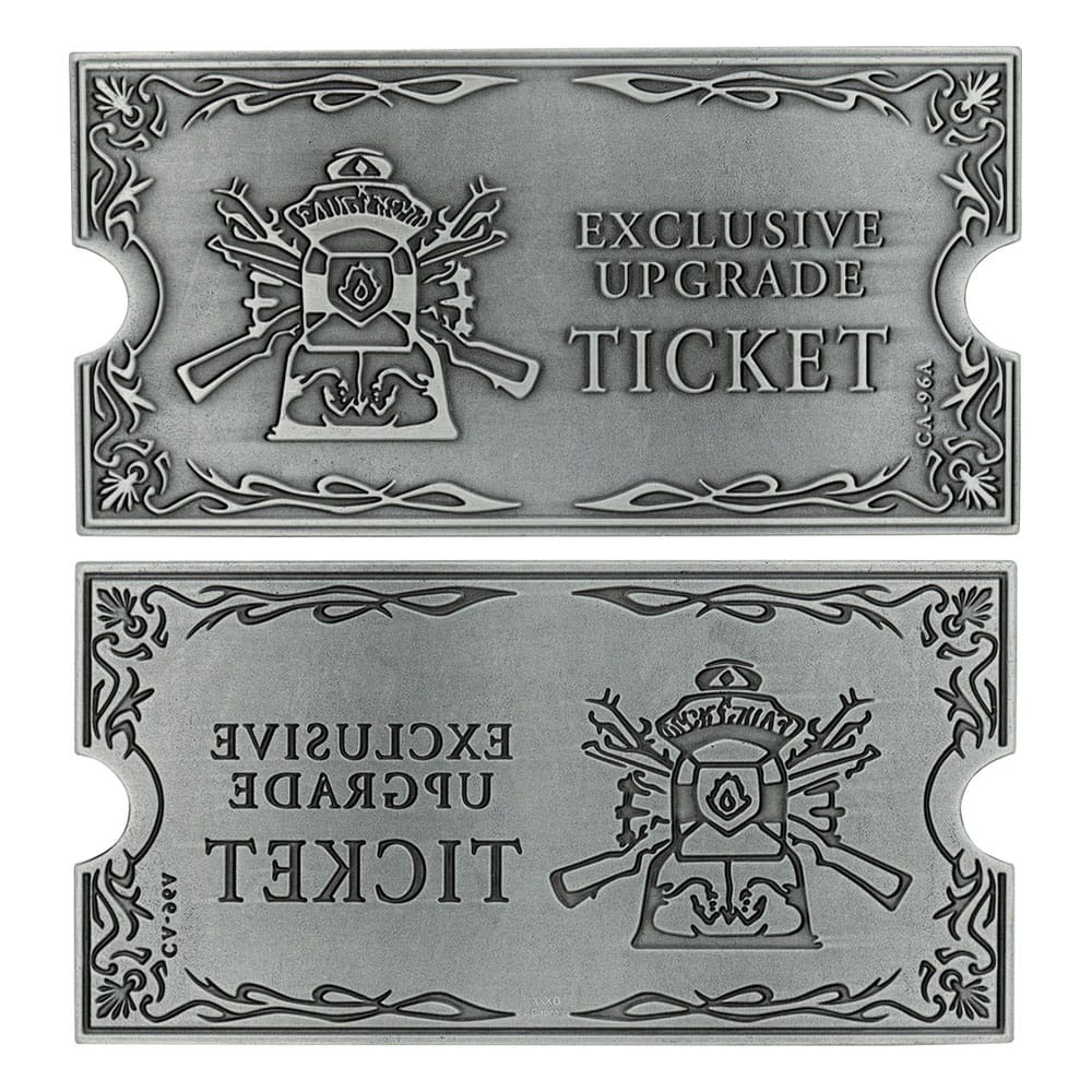 Resident Evil 4 réplique 1/1 Metal Exclusive Upgrade Ticket