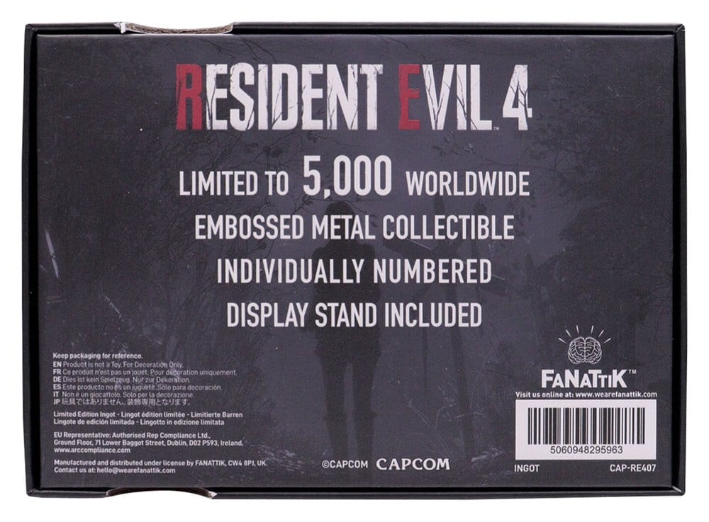 Resident Evil 4 pack 3 répliquen Level 3 Keycards Limited Edition