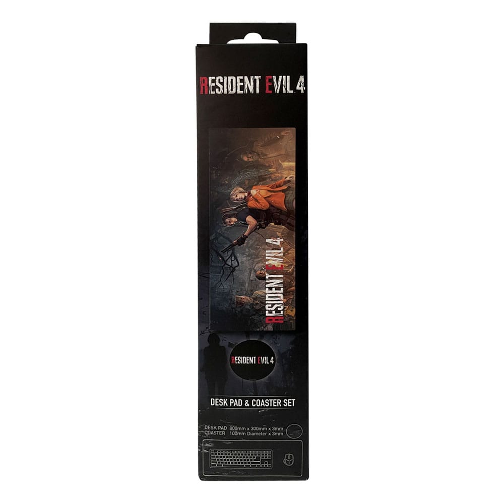 Resident Evil 4 set sous-mains revêtu & sous-verre