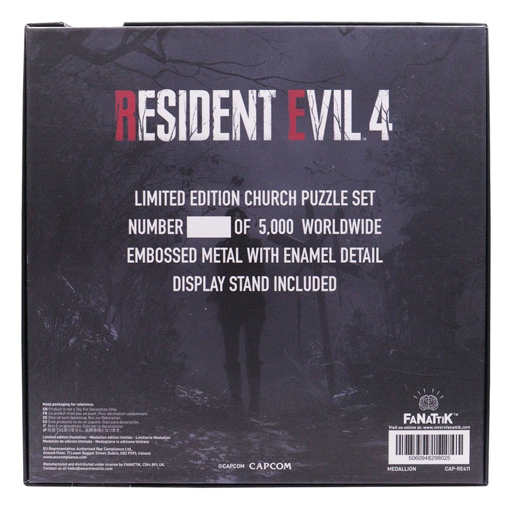 Resident Evil 4 réplique Church Puzzle Medallion Set