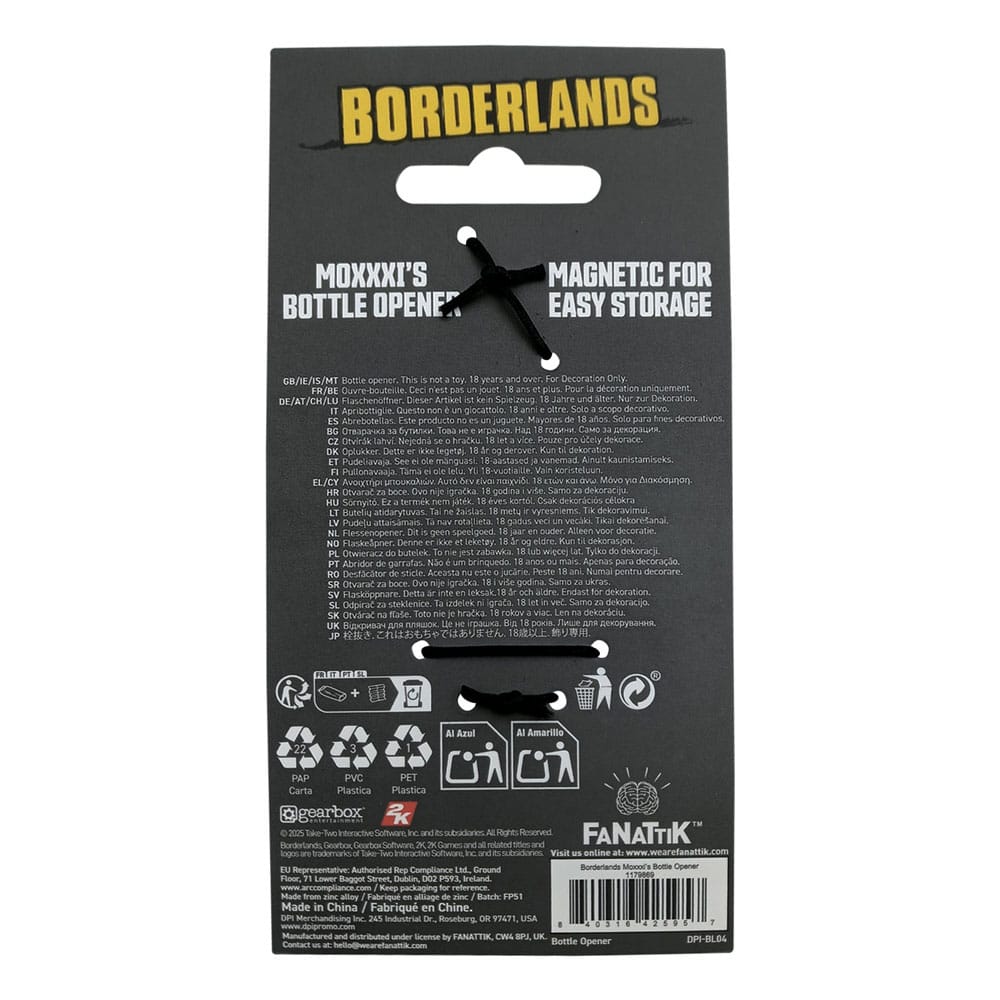 Borderlands décapsuleur Mad Moxxi