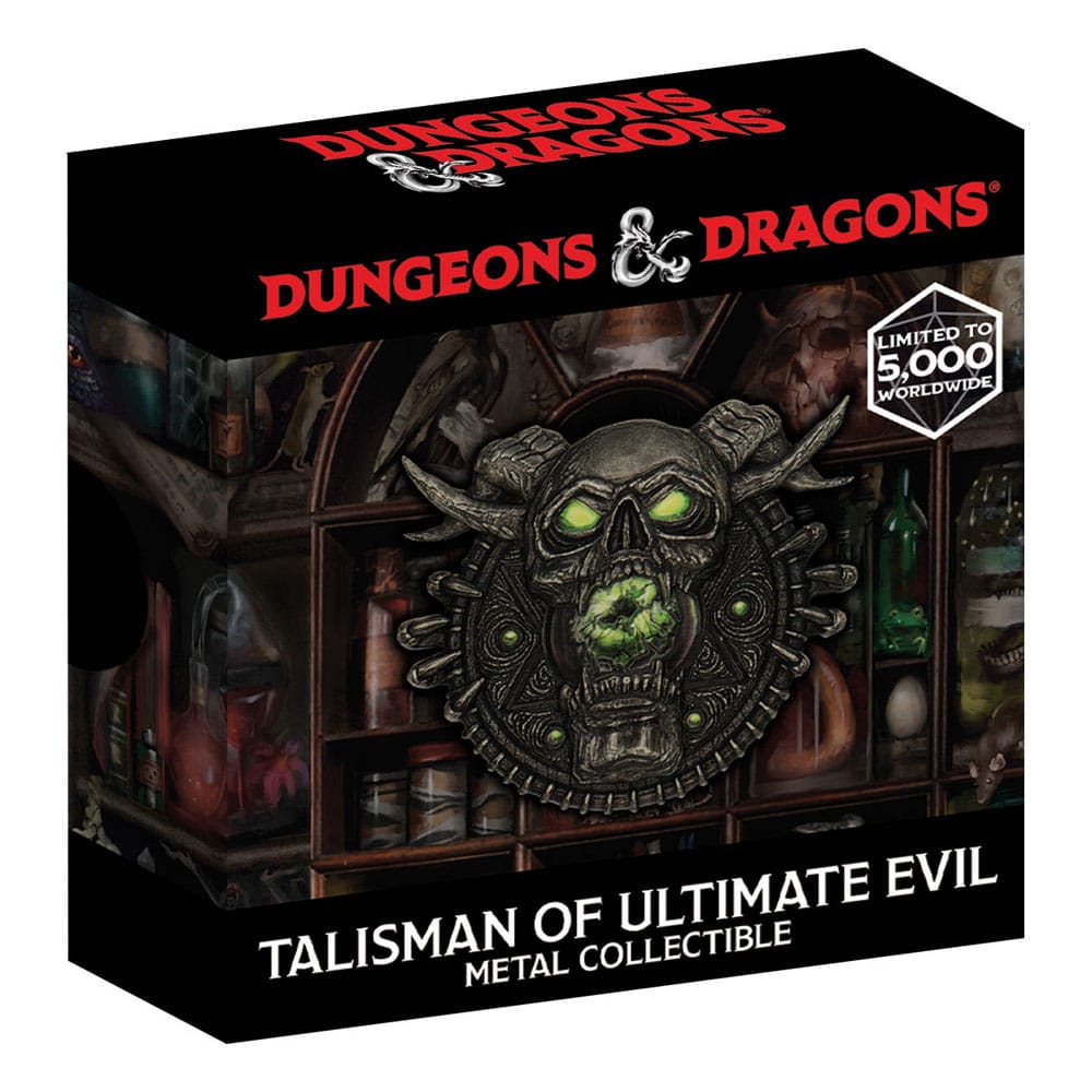 Dungeons & Dragons médaillon avec Art Card Talisman of Ultimate Evil Limited Edition