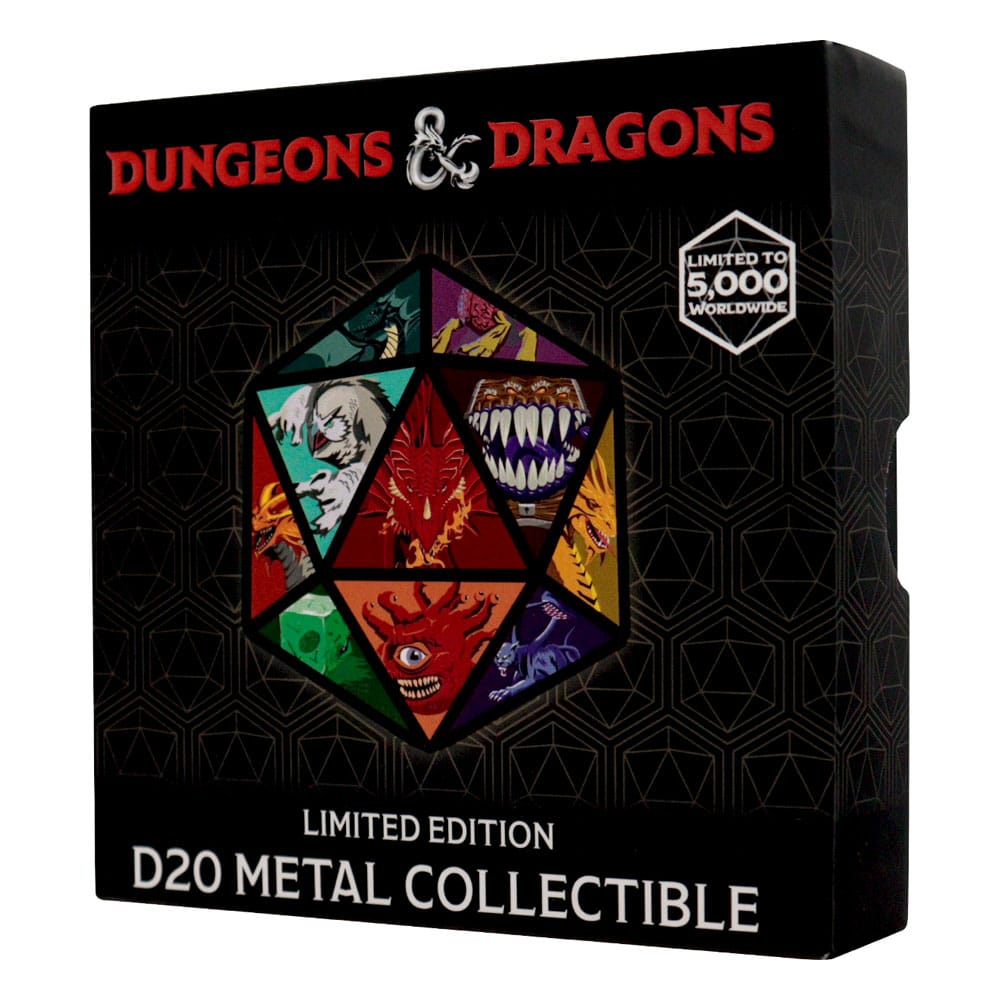 Dungeons & Dragons médaillon D20
