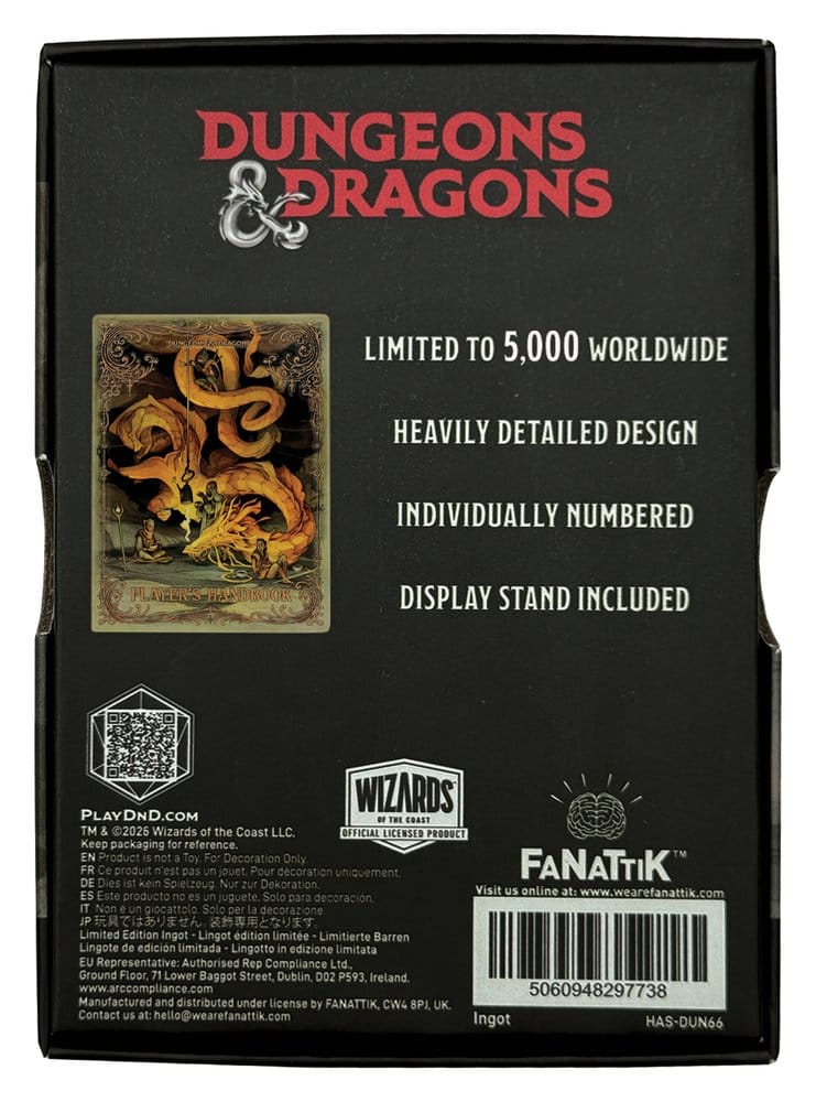 Dungeons & Dragons Lingot Player´s Handbook Alternate Cover Limited Edition