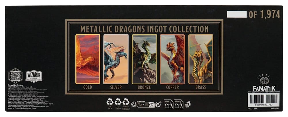 Dungeons & Dragons pack 5 aimants