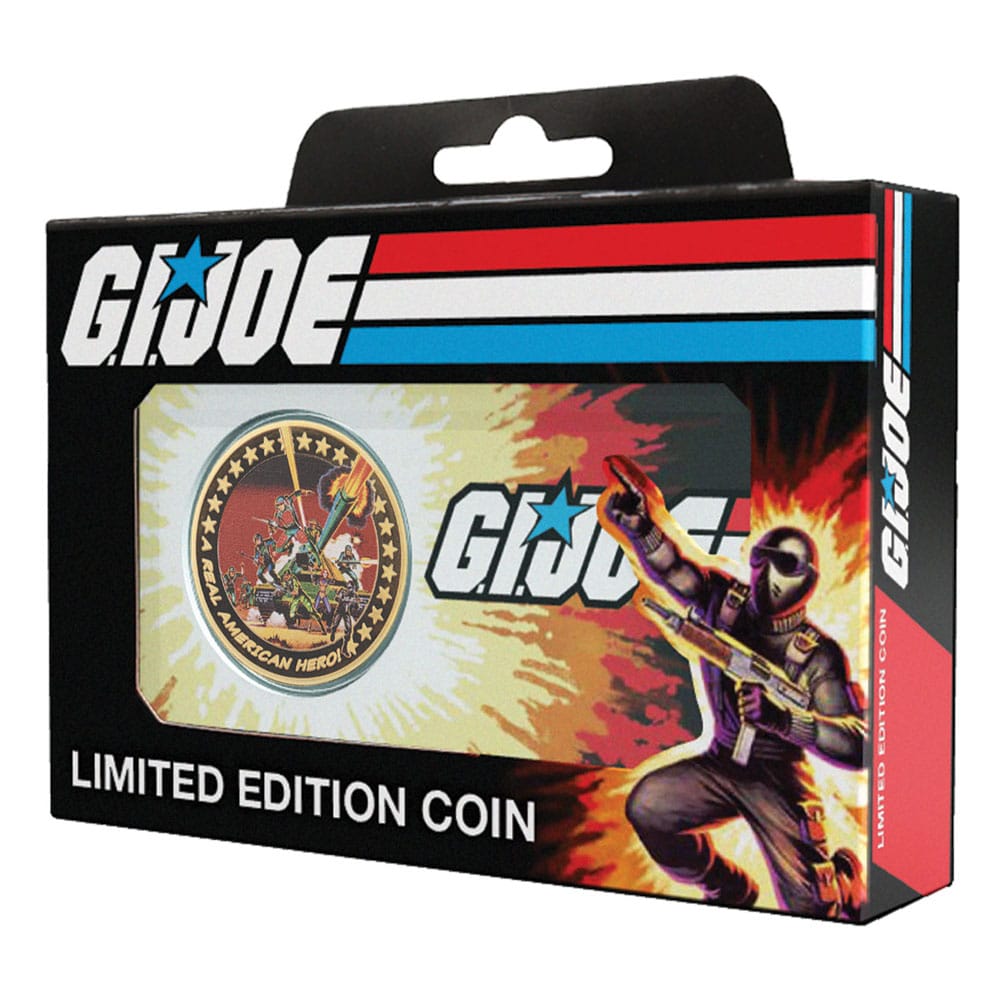 G.I. Joe pièce de collection A Real American Hero 60th Anniversary 24k Gold Plated Limited Edition