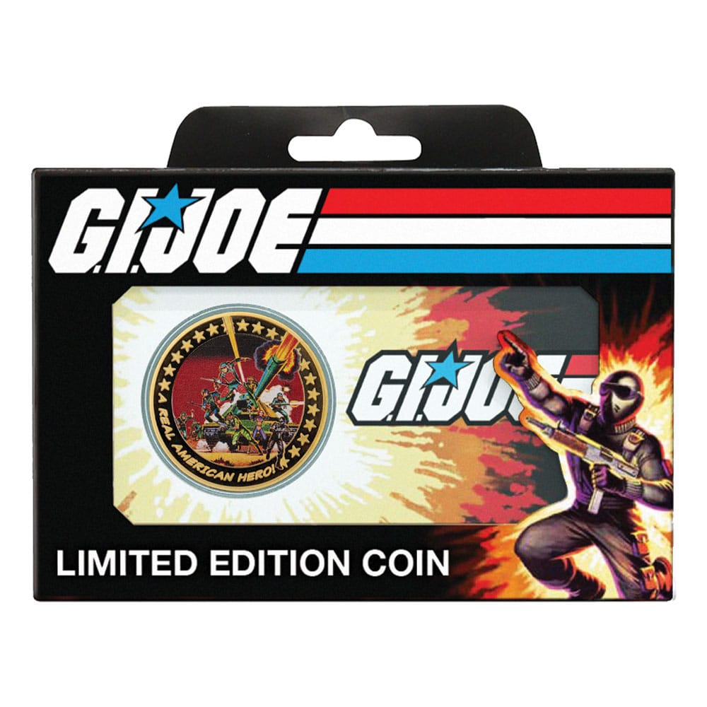 G.I. Joe pièce de collection A Real American Hero 60th Anniversary 24k Gold Plated Limited Edition