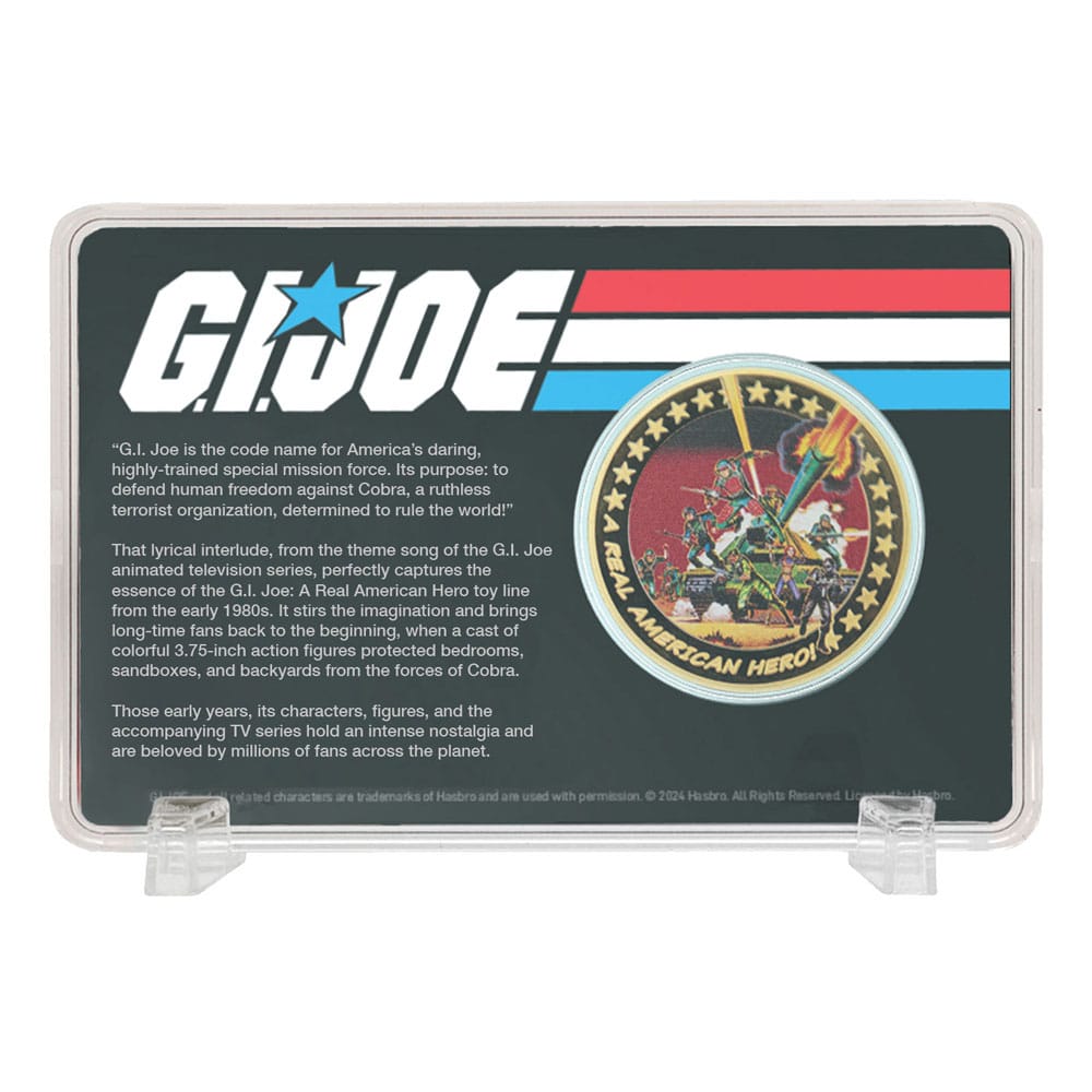 G.I. Joe pièce de collection A Real American Hero 60th Anniversary 24k Gold Plated Limited Edition