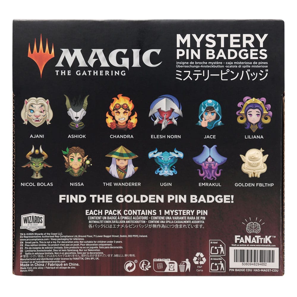 Magic: The Gathering - Display Pin's Mystery Box (12 unités)