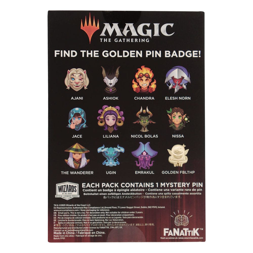 Magic: The Gathering - Display Pin's Mystery Box (12 unités)