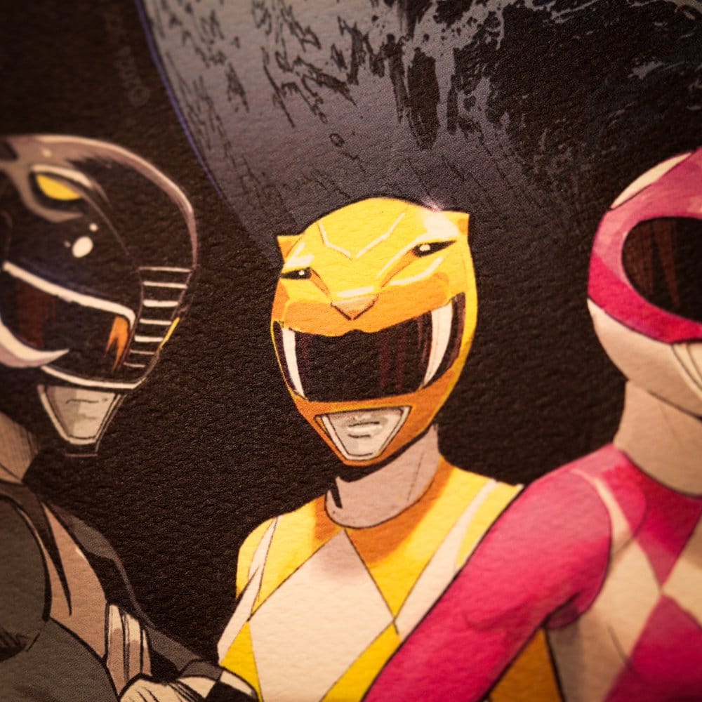 Power Rangers lithographie Limited Edition 42 x 30 cm