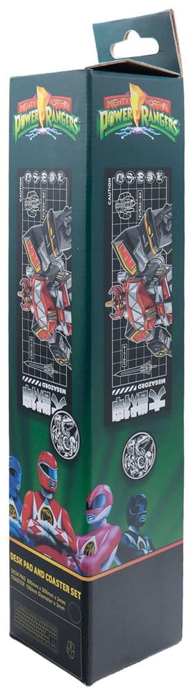 Power Rangers set sous-mains revêtu & sous-verre