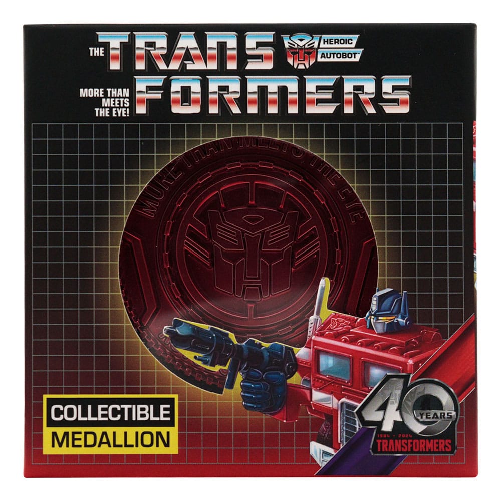 Transformers médaillon 40th Anniversary Autobot Edition