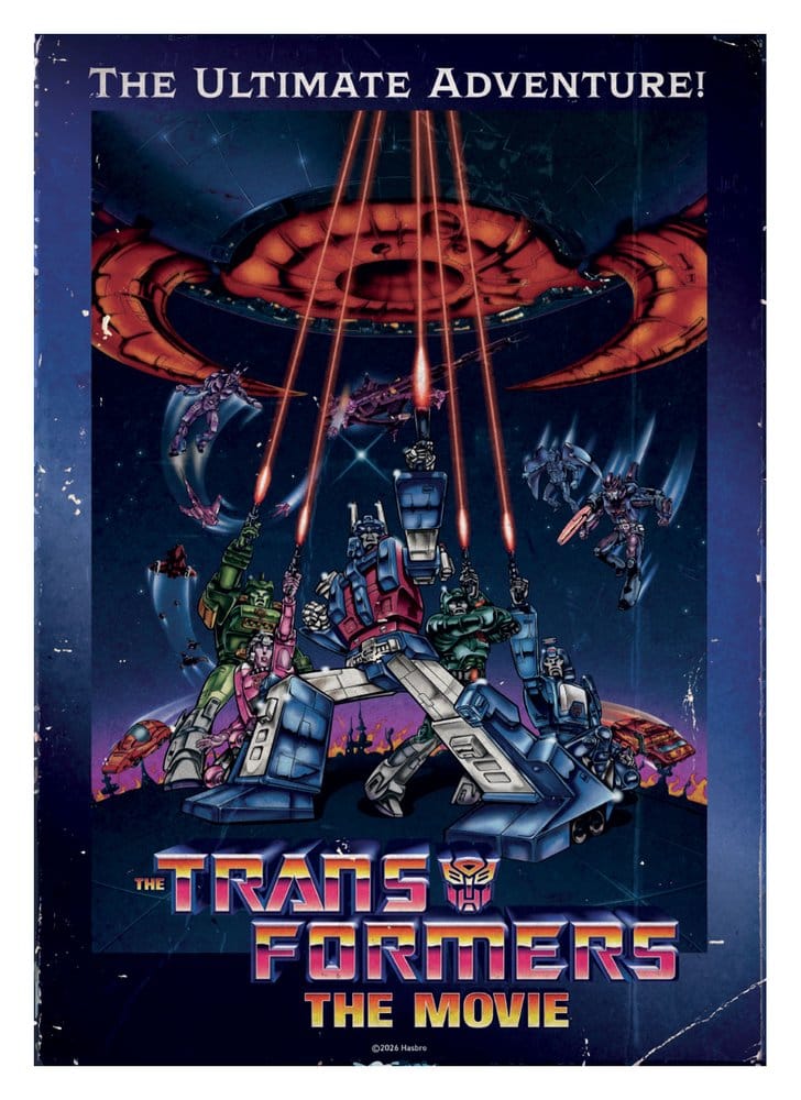 Transformers lithographie The Movie 40th Anniversary Limited Edition 30 x 42 cm