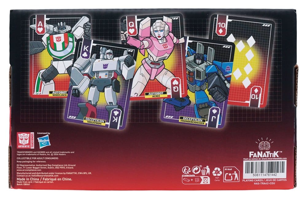 Transformers Jeu de Cartes Présentoir (12)