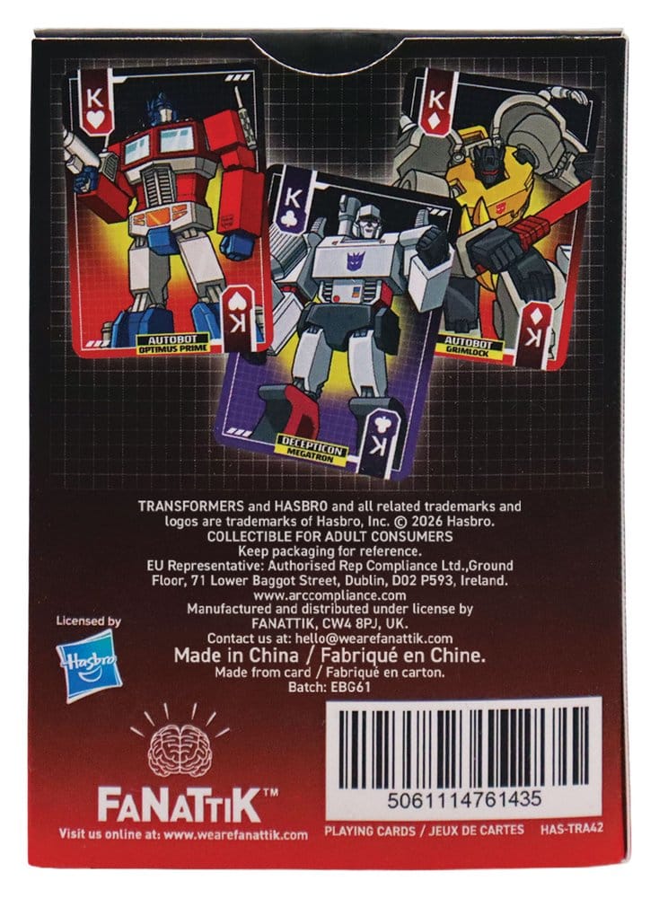 Transformers Jeu de Cartes Présentoir (12)