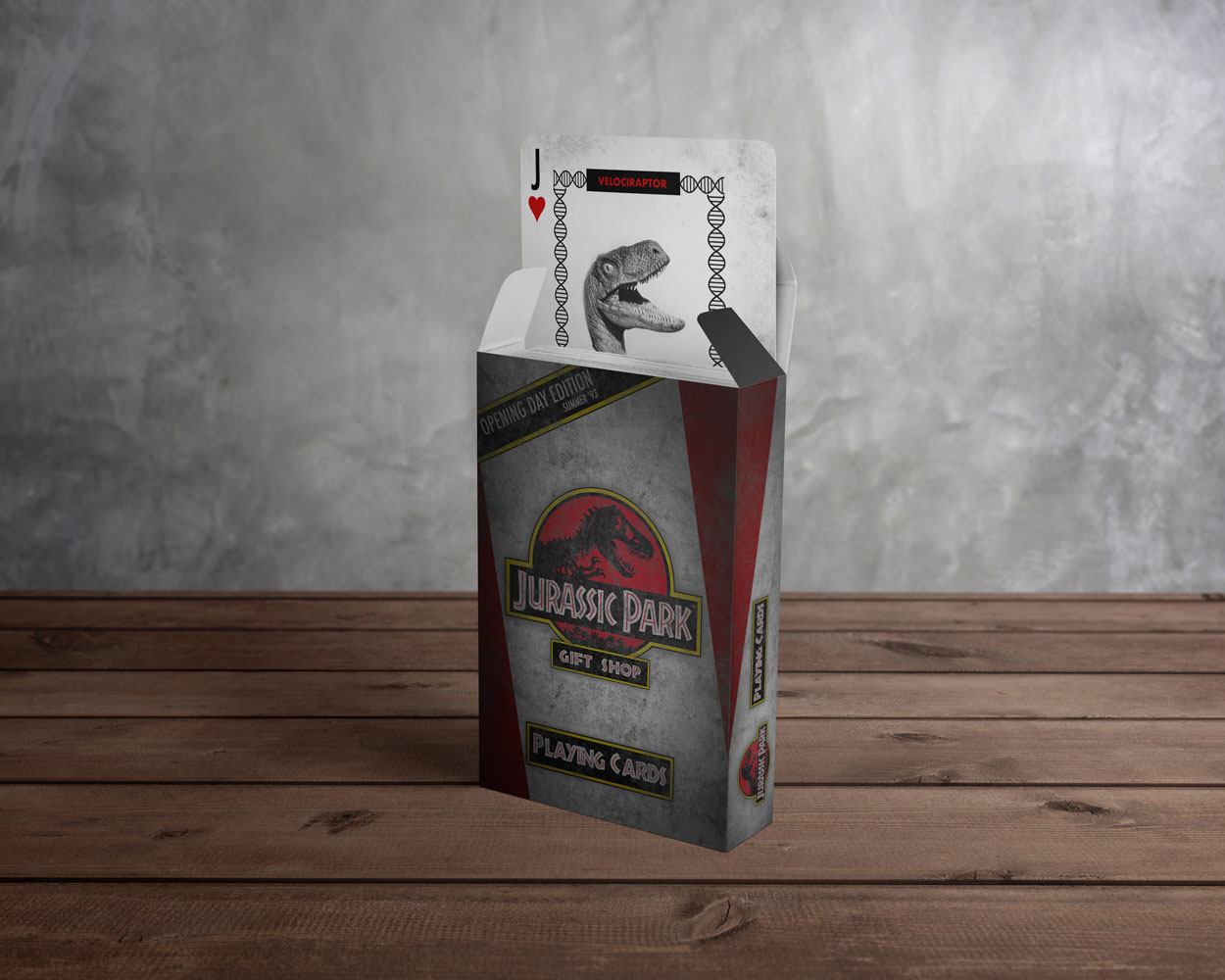 Jurassic Park jeu de cartes à jouer