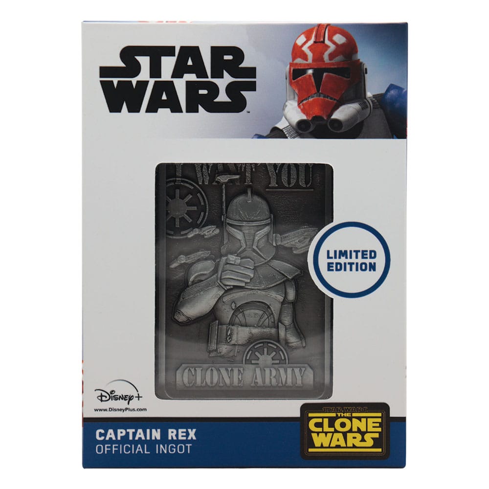 Star Wars: The Clone Wars Lingot Captain Rex Limited Edition